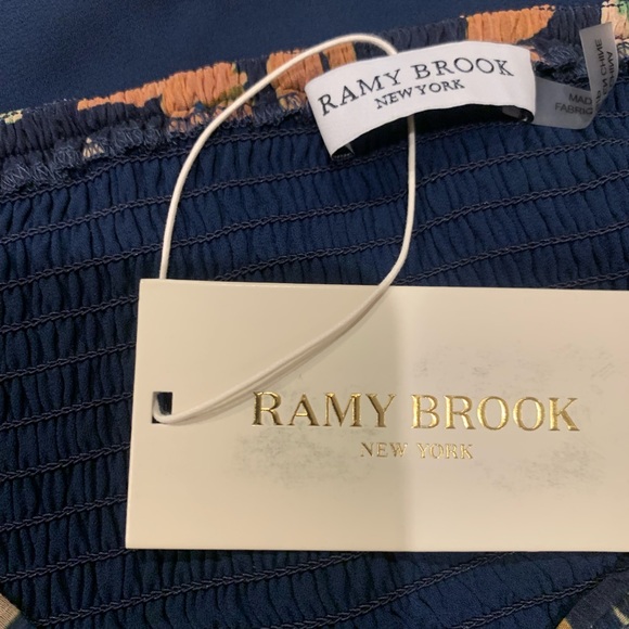 Ramy Brook Sharpay Mini Skirt Women's-Small-Black Floral MSRP $345. - Picture 10 of 12